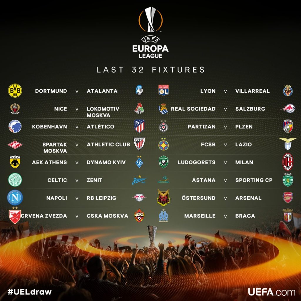 Europa League Fixtures Draw