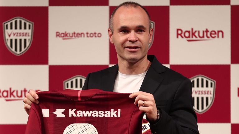 Iniesta Joins Japanese Club Vissel Kobe • Okay.ng