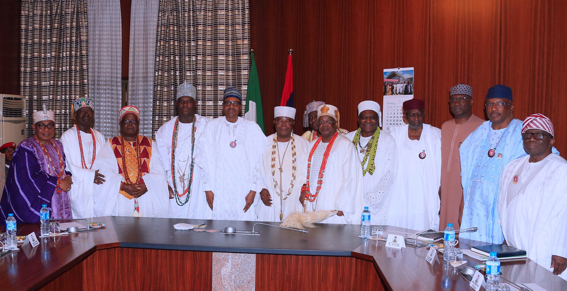 Buhari Receives South West Traditional rulers in State 