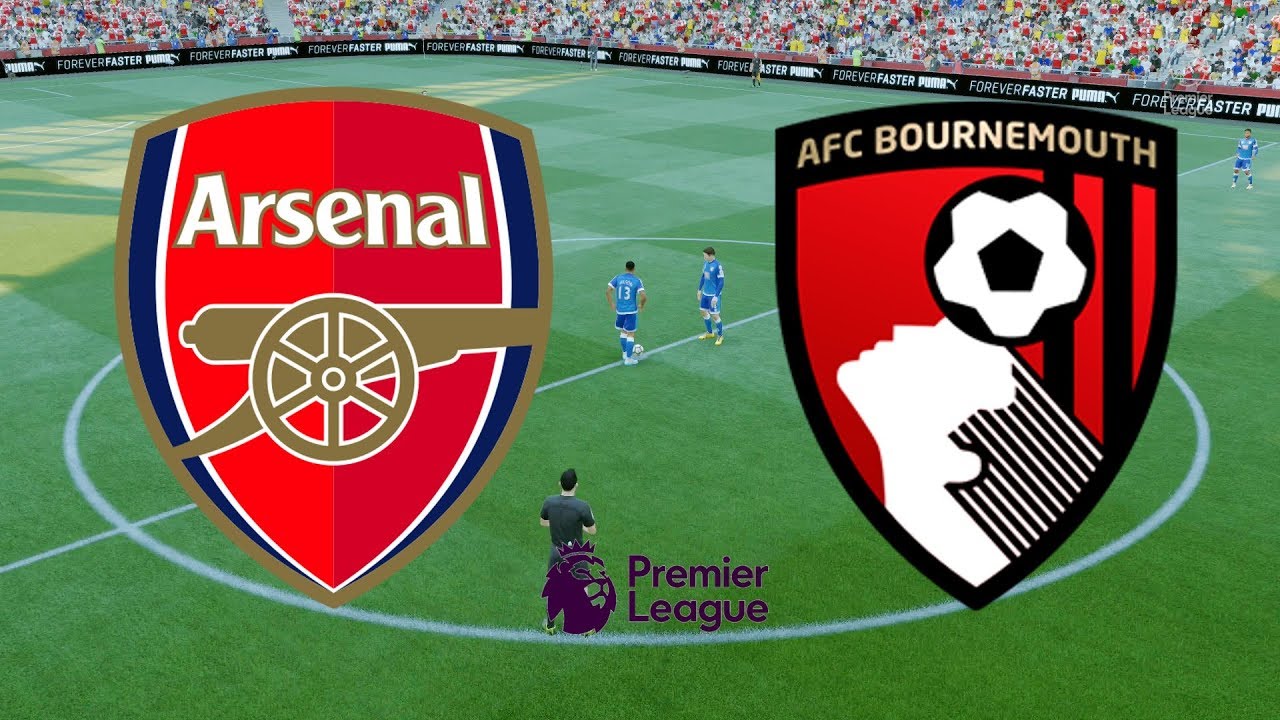 Premier League Arsenal vs AFC Bournemouth Official Starting Lineup