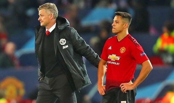 Ole Gunnar Solskjaer and Alexis Sanchez