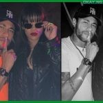 Neymar and Rihanna hanging out