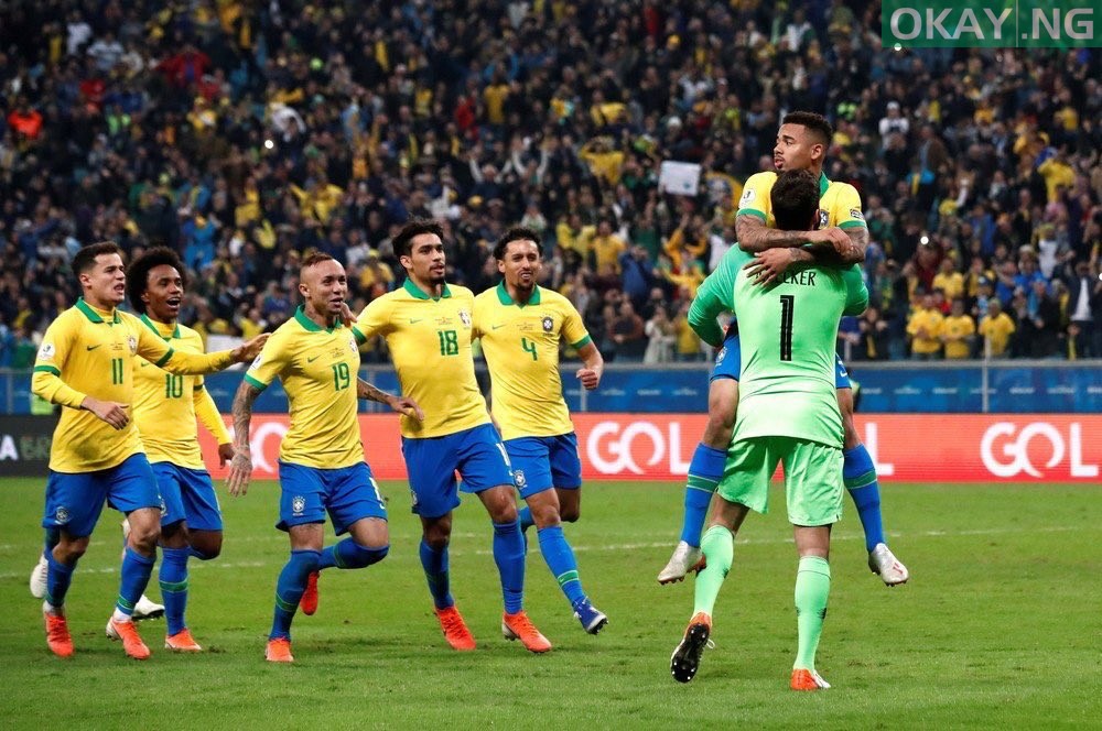 Brazil beat Paraguay 4-3 on penalties