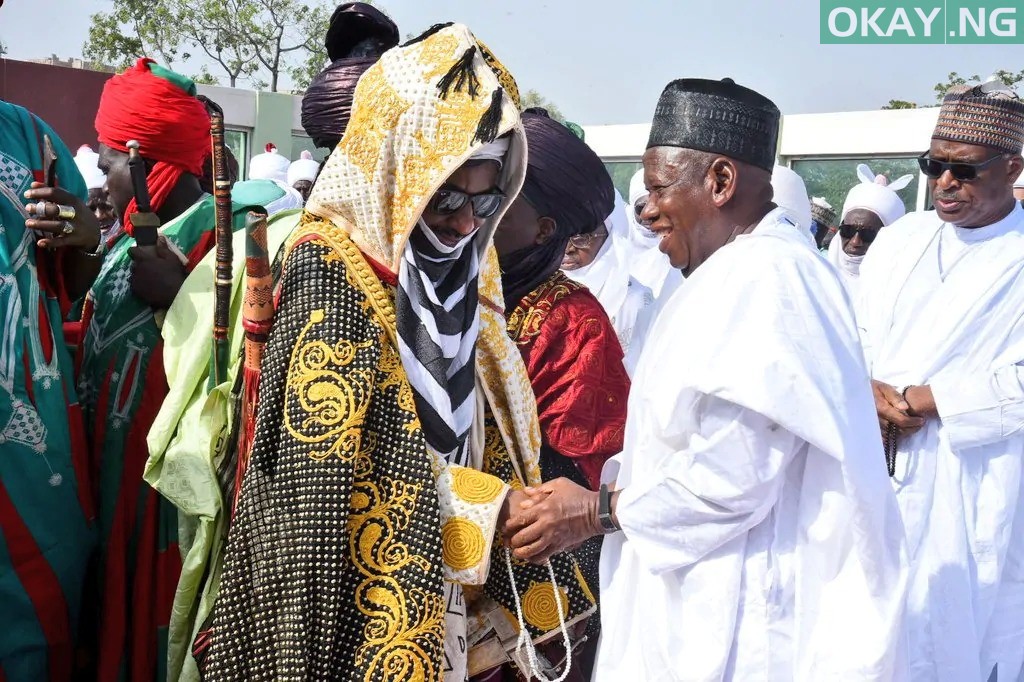 Emir Sanusi and Governor Ganduje