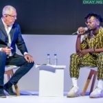 YouTube’s Global Head of Music, Lyor Cohen and Mr Eazi