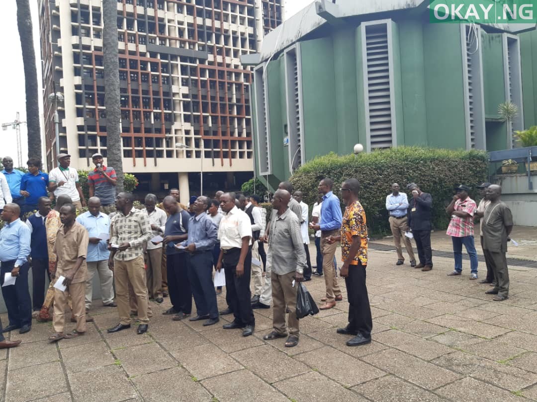 Members of NASU, SSANU protesting