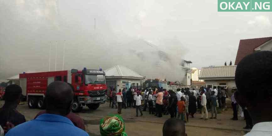 Fire at Hmedix, Abuja