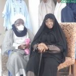 Ibraheem El-Zakyzaky and his wife, Zeenat at the Abuja aiport