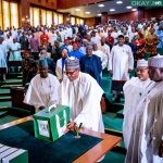 President Muhammadu Buhari presents 2020 budget to National Assembly