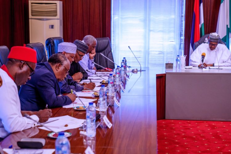 Buhari's meeting with members of Economic Advisory Council