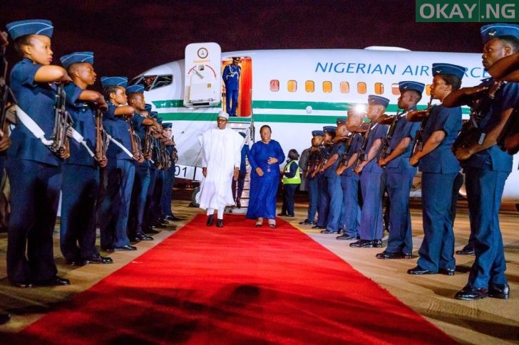 Buhari lands in South Africa