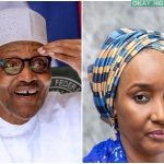 Muhammadu Buhari and Sadia Umar Farouq