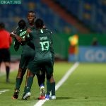 Golden Eaglets of Nigeria celebrating their goal against Hungary