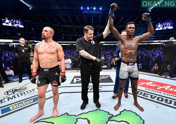 Israel Adesanya becomes new UFC middleweight champion