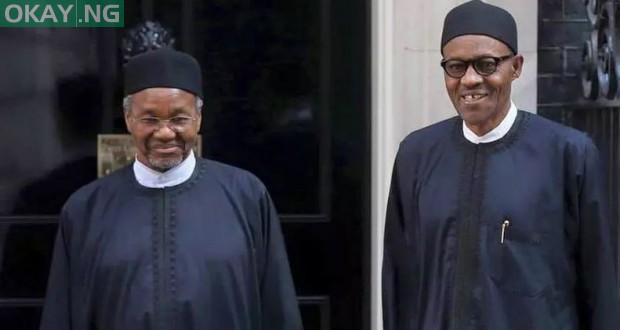 Mamman Daura and President Muhammadu Buhari