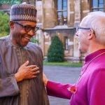 President Muhammadu Buhari meets Archbishop of Canterbury in London