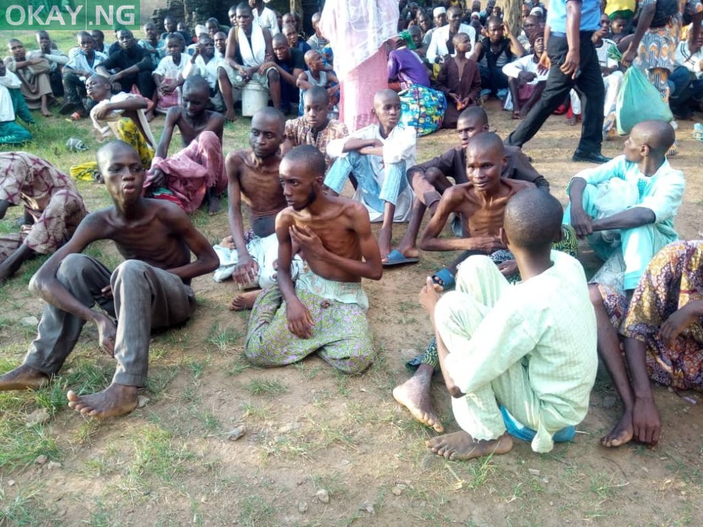 Inmates rescued from the detention centre.