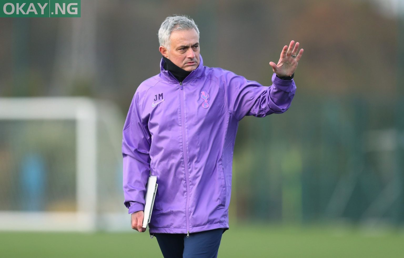 Mourinho at Tottenham Hotspur Stadium, White Hart Lane for his first training session