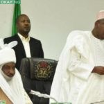 Governor Abdullahi Ganduje and Emir of Kano, Muhammadu Sanusi II