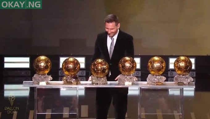 Lionel Messi wins 2019 Ballon D’or award