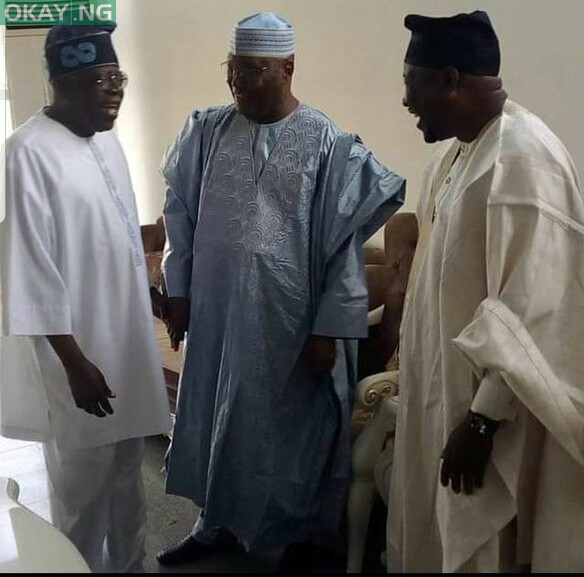 Asiwaju Tinubu, Atiku Abubakar and Ahmadu Fintiri