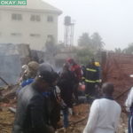 Scene of the Gas Explosion in Sabon Tasha, Chikun Local Government Area of Kaduna