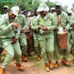 NYSC corps members jubilating