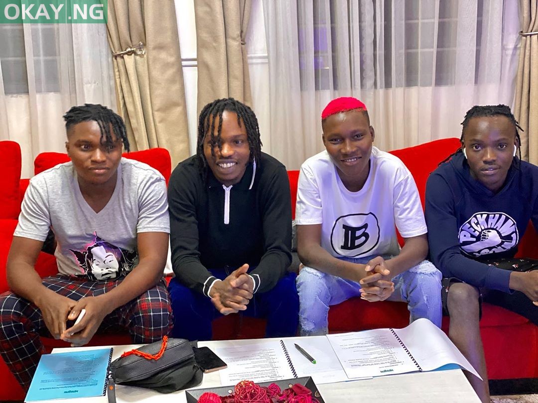 Naira Marley and his signed artistes