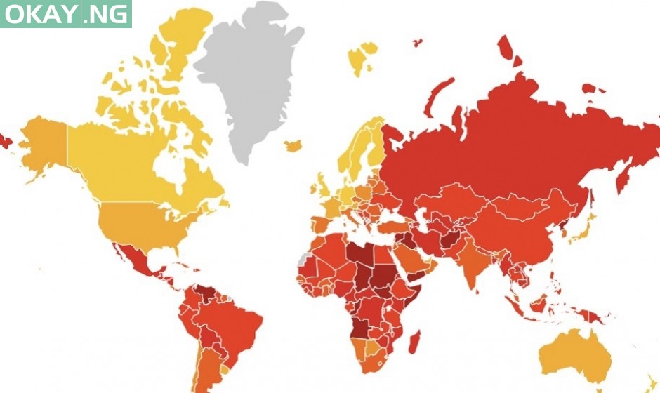 Nigeria ranks 146 on 2019 Transparency International’s corruption index ...