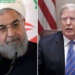 Hassan Rouhani and Donald Trump