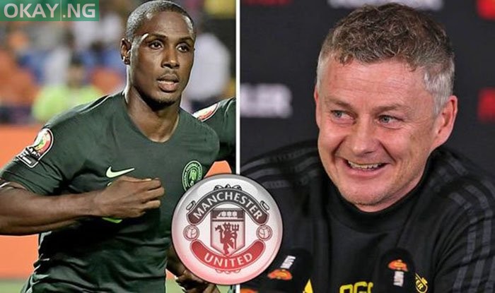 Odion Ighalo and Ole Solskjaer