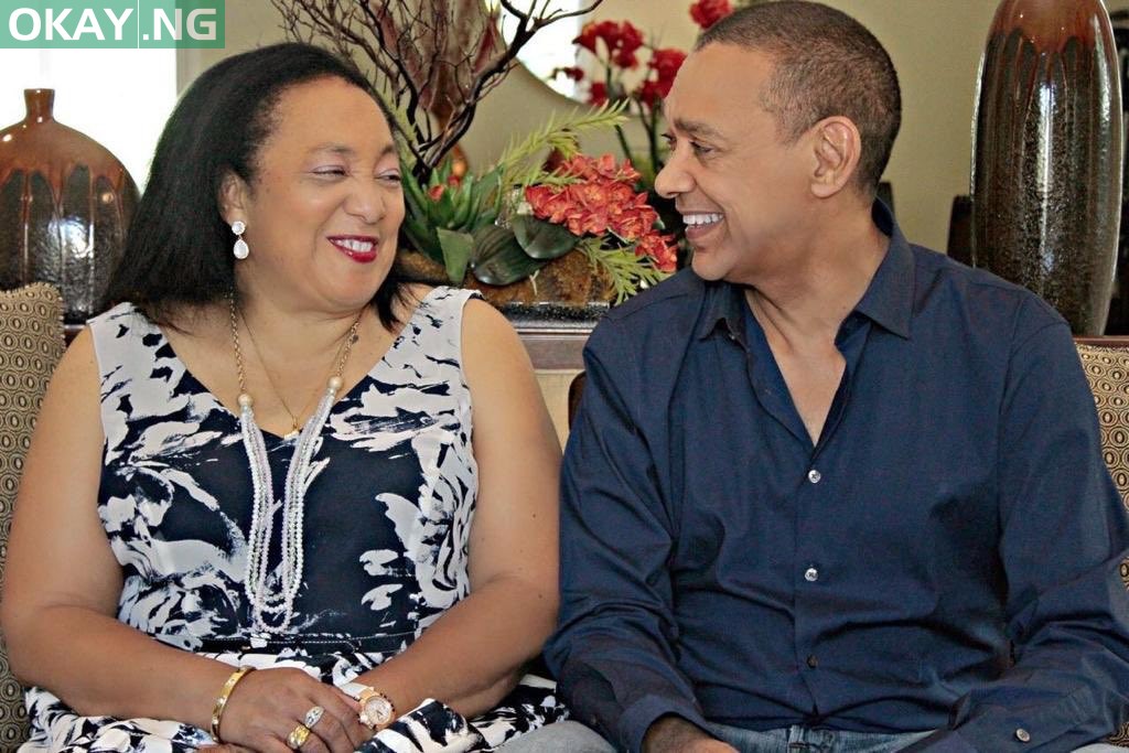 Ben Murray-Bruce and his late wife, Evelyn