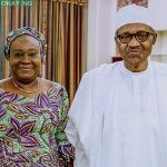 President Muhammadu Buhari and Folasade Yemi-Esan