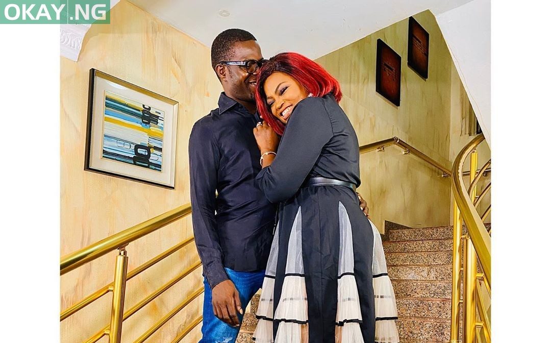 Funke Akindele and her husband, JJC Skillz