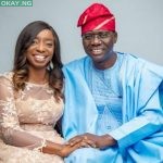 Sanwo-Olu and his wife, Joke