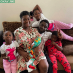 Mercy Johnson and her family