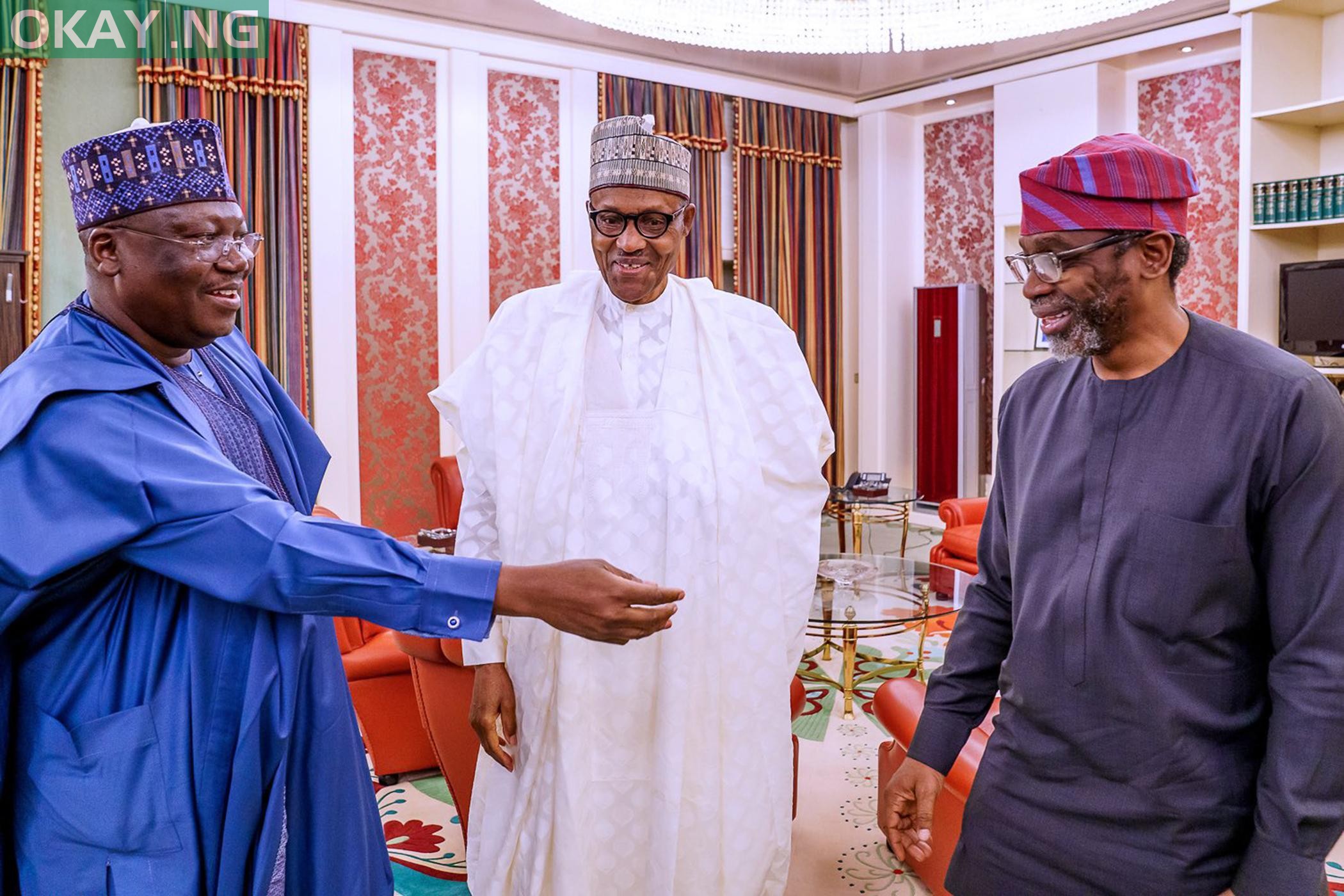 President Muhammadu Buhari meets 9th National Assembly leadership