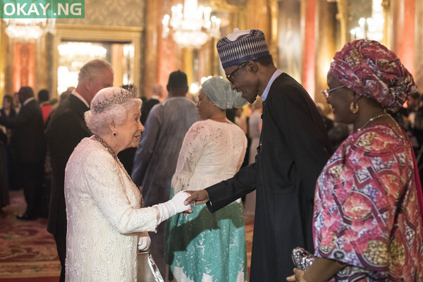 Queen of England, Elizabeth and President Muhammadu Buhari