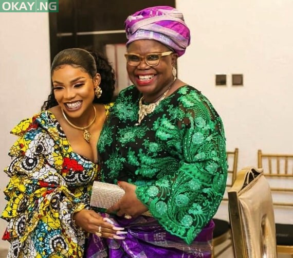 Iyabo Ojo and her mother, Victoria Olubunmi Fetuga