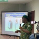 Brig. Gen. Ahmed Taiwo speaking before the Lagos judicial panel