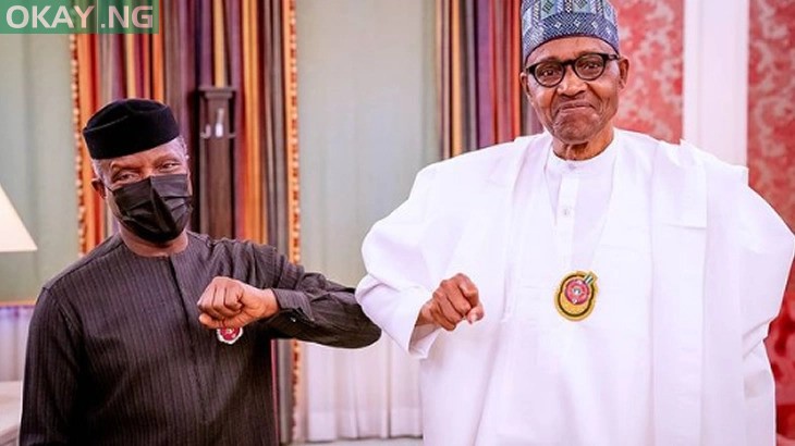 Vice President Yemi Osinbajo and President Muhammadu Buhari