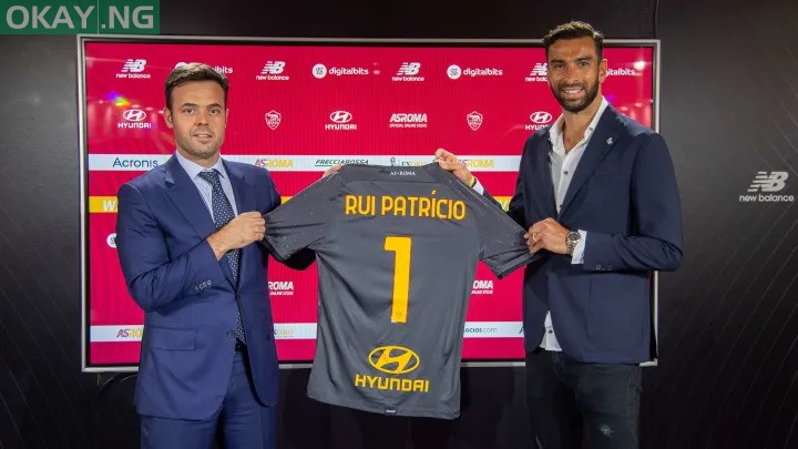 Rui Patricio signs for AS Roma