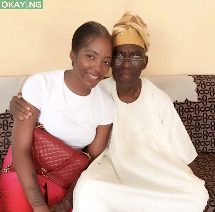 Tiwa Savage and her father