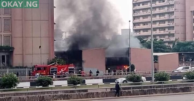 Fire guts section of Federal Secretariat in Abuja