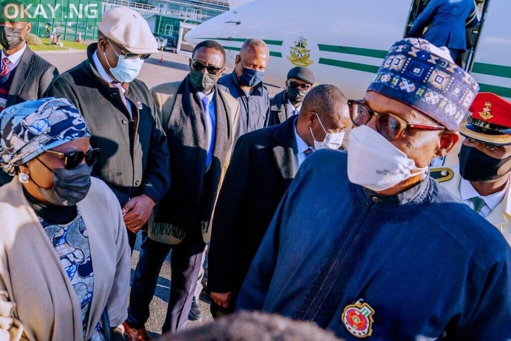 Buhari lands in Paris ahead of Peace Forum