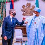 President Buhari welcomes US Secretary of State, Antony Blinken during the latter’s three-nation African tour.