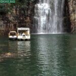 This handout picture released by Minas Gerais Fire Department shows firefighters during a rescue operation after a large rock fragment broke off a ravine and plunged onto several tourist boats, leaving at least five people dead and another 20 still missing, at the canyons of Furnas Lake, city of Capitolio, Minas Gerais state, Brazil, on January 8, 2022. AFP