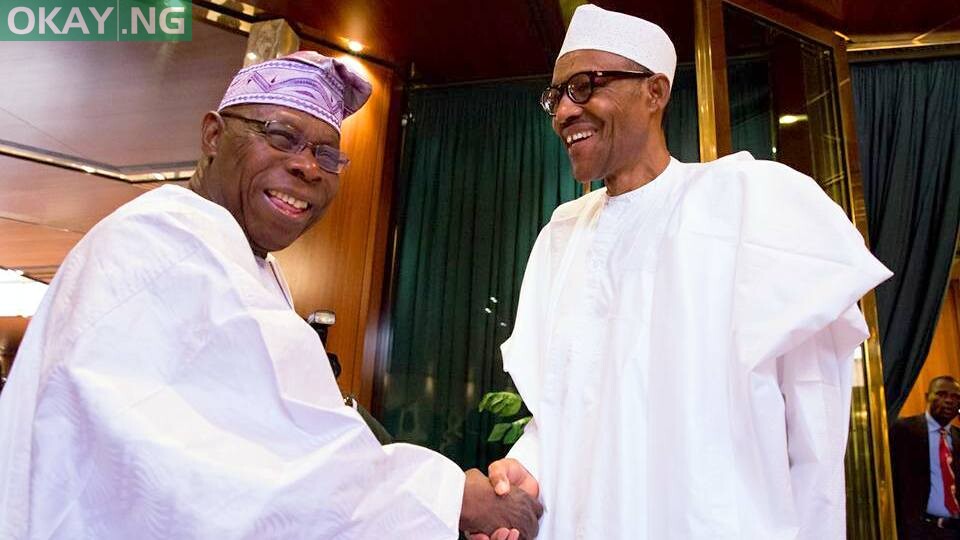 L-R: Obasanjo and Buhari