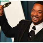 US actor Will Smith holds his award for Best Actor in a Leading Role for “King Richard” as he attends the 2022 Vanity Fair Oscar Party following the 94th Oscars at the Wallis Annenberg Center for the Performing Arts in Beverly Hills, California on March 27, 2022. Patrick T. FALLON / AFP