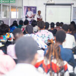 Tosin Babasanya-Craig, Country Manager, Performance Fact Inc. facilitating one of the Alliance for Youth Nigeria sessions to equips youth across the country for employment.